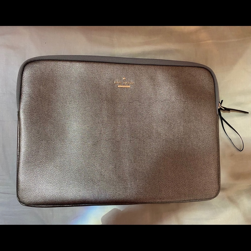 Kate Spade silver 13 inch laptop sleeve